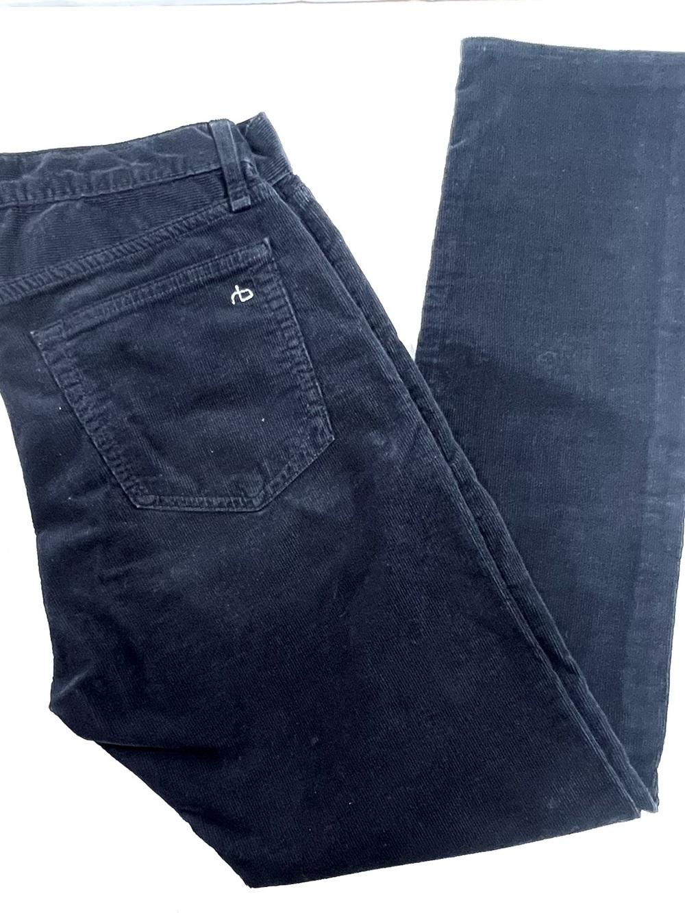 rag & bone Men's Black Corduroy Pants Size W31 L30 Price $80